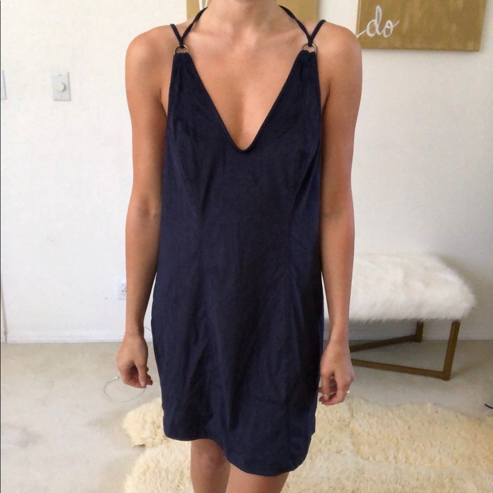 Free people running wild bodycon dress